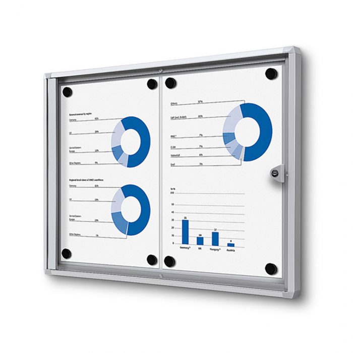 Bacheca per interni con apertura a libro Magnetic - immagine 1