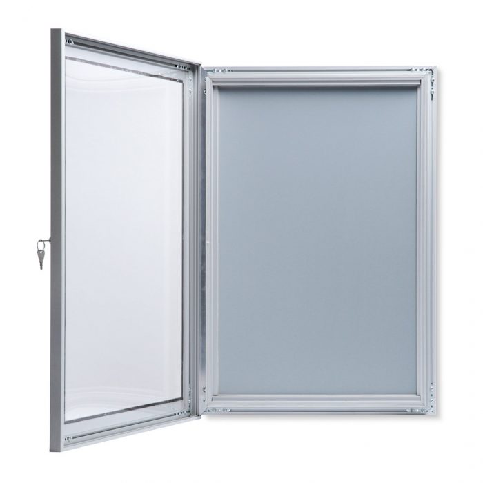Bacheca per interni con apertura a libro porta poster - immagine 3