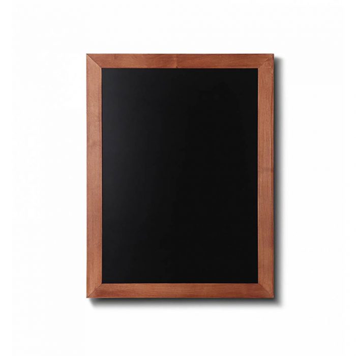 Lavagne con cornice in legno di faggio FLAT finitura teak - immagine 4