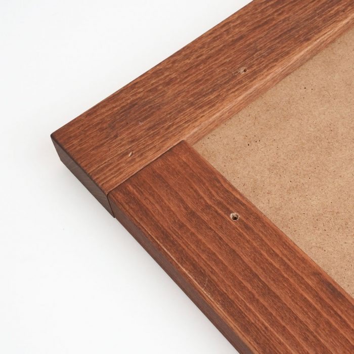Lavagne con cornice in legno di faggio EASY finitura dark wood - immagine 2