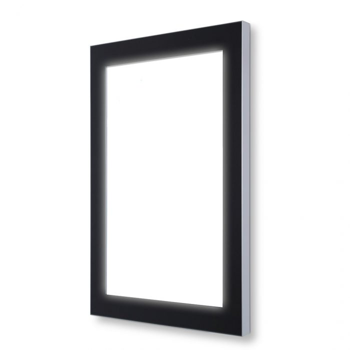 Bacheca linea premium porta poster per esterni con fondo retroilluminato a LED e apertura a ribalta - immagine 1