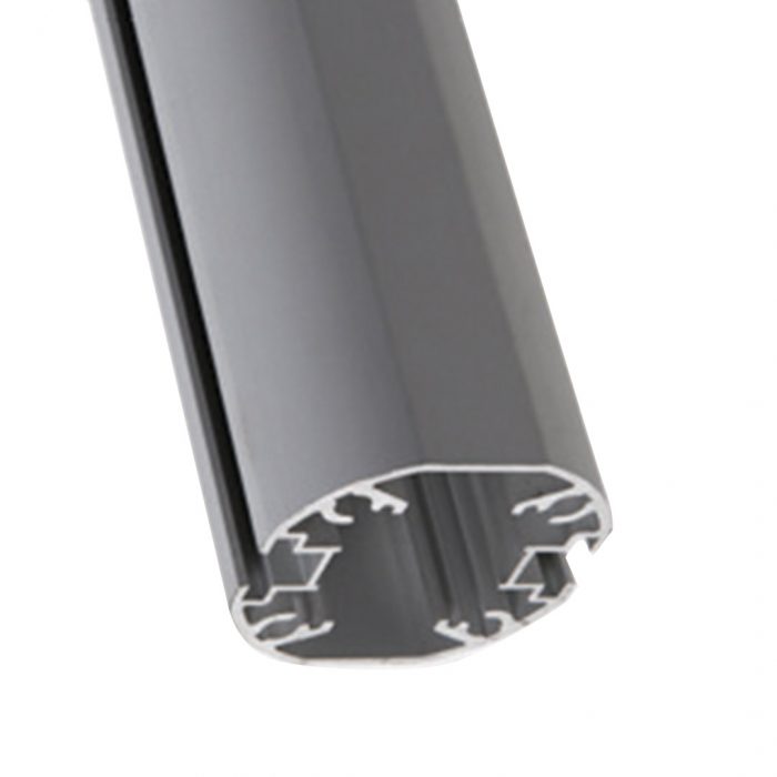 Montanti in alluminio per bacheche certificate - Altezza 200cm con basi - immagine 2