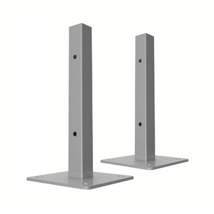 Montanti in alluminio per bacheche certificate - Altezza 200cm con basi - immagine 3