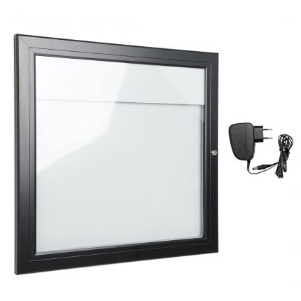 Bacheca per esterni con illuminazione a LED