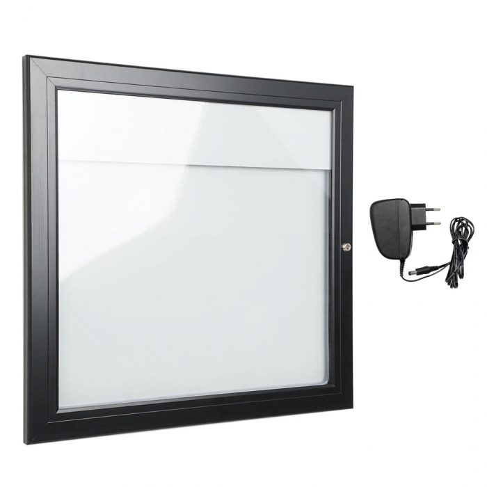 Bacheca per esterni con illuminazione a LED
