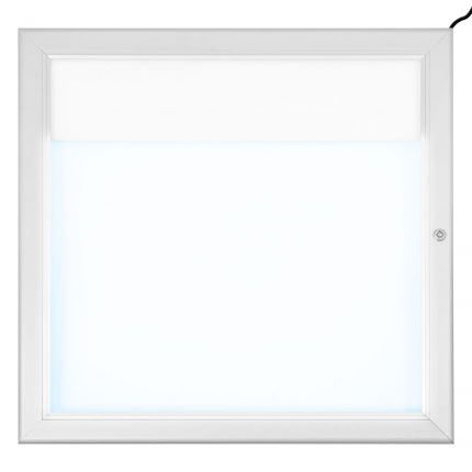 Bacheca per esterni con illuminazione a LED