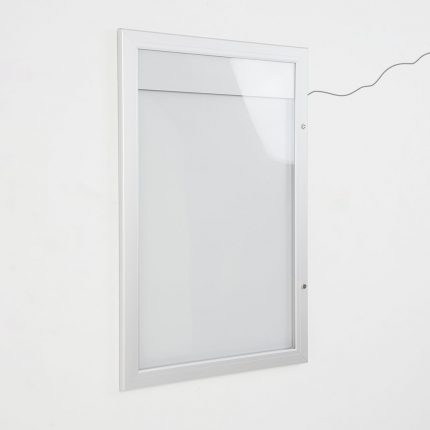 Bacheca per esterni con illuminazione a LED