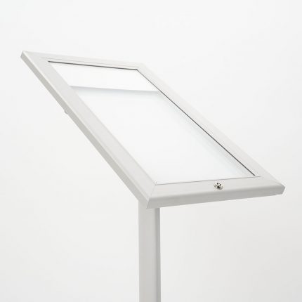Bacheca porta menù per esterni autoportante a LED