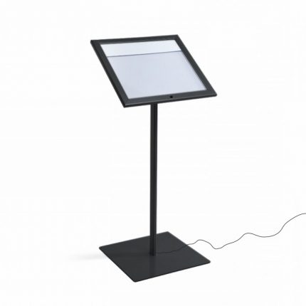 Bacheca porta menù per esterni autoportante a LED