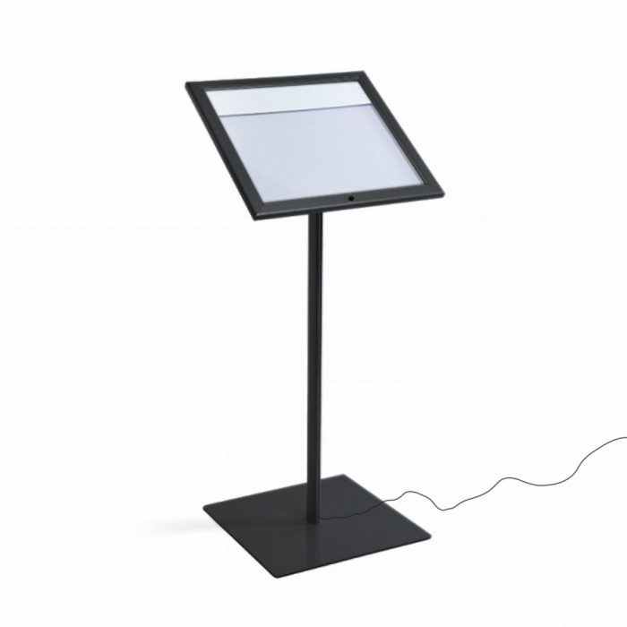 Bacheca porta menù per esterni autoportante a LED