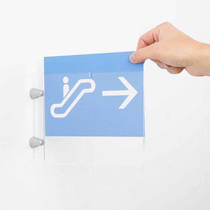 Tasca in plexi a bandiera f.to A5 - immagine 2