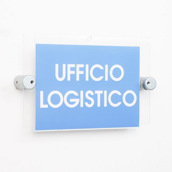 Tasca in plexi a parete f.to A5