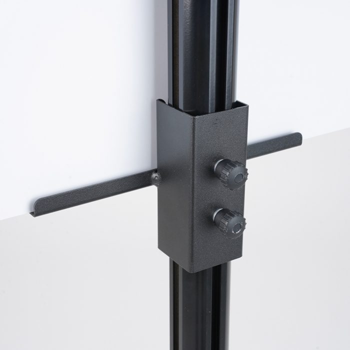 Piantana porta pannelli regolabile - Finitura nera - immagine 6
