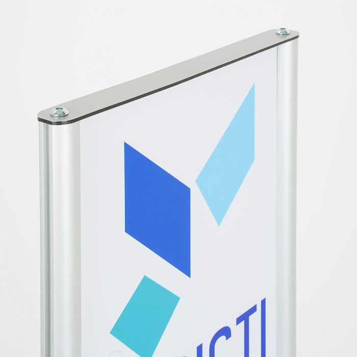 Totem espositore EXPO - struttura con profili in alluminio anodizzato silver - immagine 6