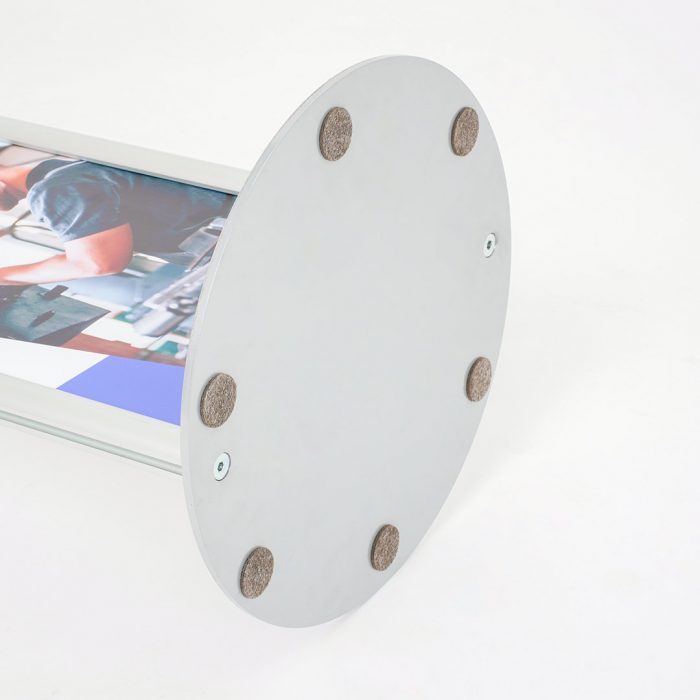 Totem espositore EXPO - struttura con profili in alluminio anodizzato silver - immagine 7