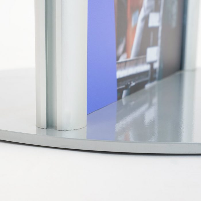 Totem espositore EXPO - struttura con profili in alluminio anodizzato silver - immagine 8