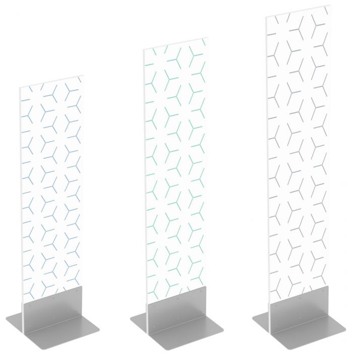 Totem linea Slim - larghezza cm 42 - Pannello in sandwich 19mm - immagine 2