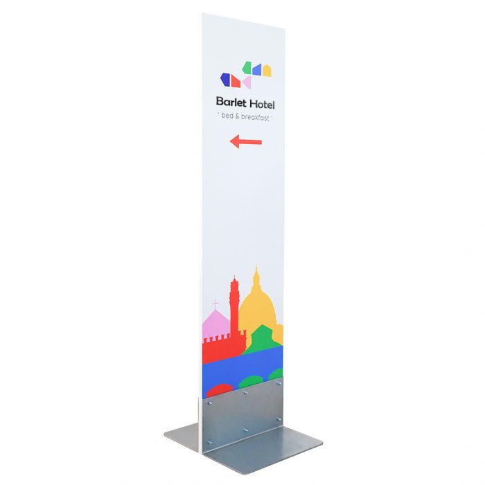 Totem linea Slim - larghezza cm 42 - Pannello in sandwich 19mm - immagine 6