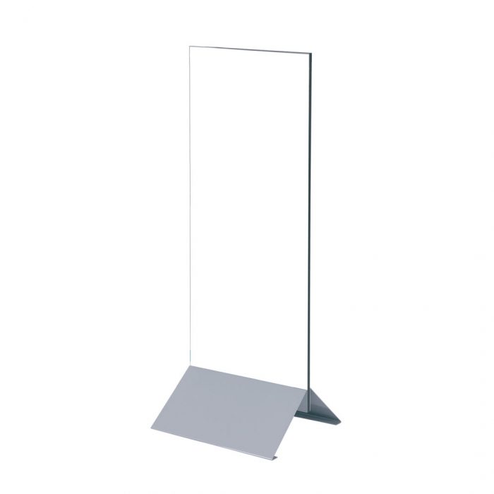 Totem bifronte per interni - base a V superficie in sandwich 20 mm - immagine 4