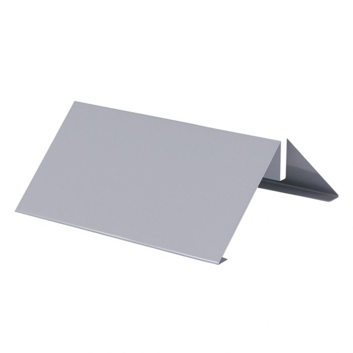 Base a V in metallo verniciato a polveri silver - immagine 1
