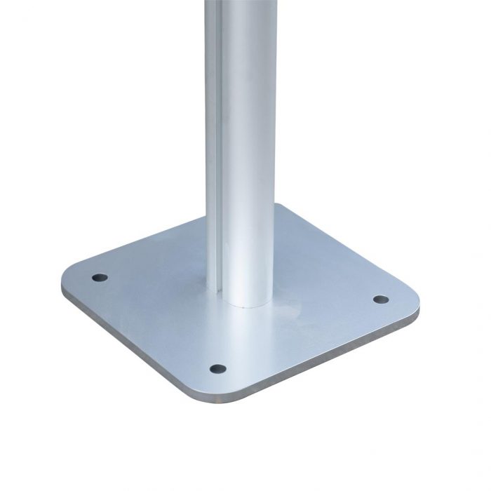 Pannello bifacciale per esterni mm 1000x1000H con montanti H 2000 mm - immagine 2