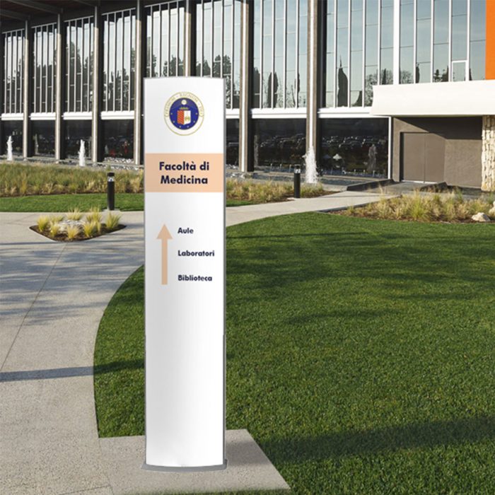 Totem bifacciale per esterni cm 42x200 H - immagine 3