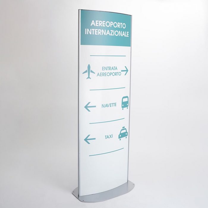 Totem bifacciale per esterni cm 70x200 H - immagine 2