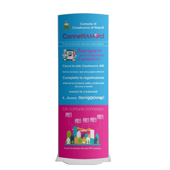 Totem bifacciale per esterni cm 90x250 H - immagine 6