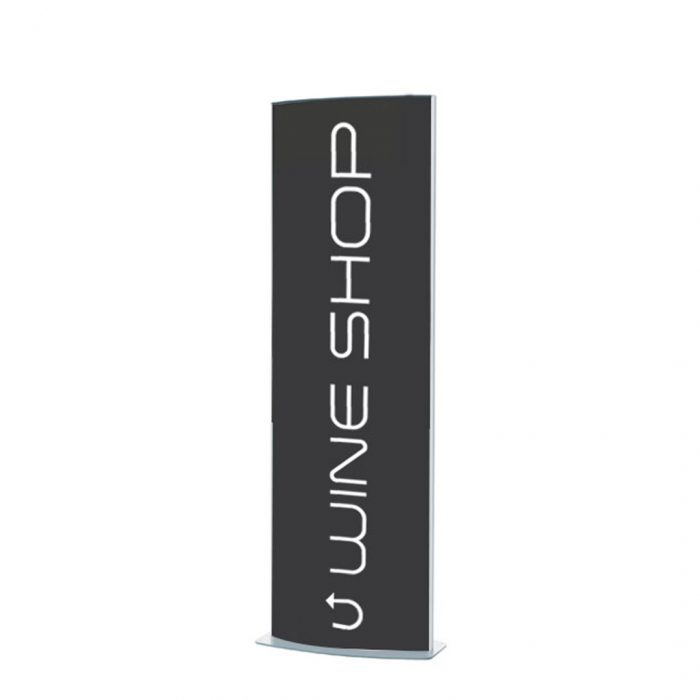 Totem bifronte per interni cm 70x200 H - fondo in forex linea Eco - immagine 1