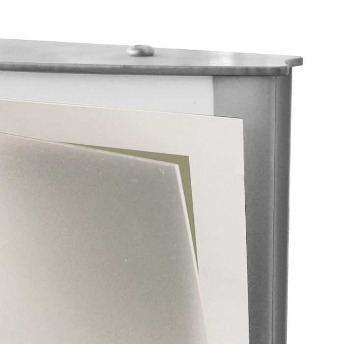 Totem bifronte per interni cm 70x200 H - fondo in forex linea Eco - immagine 6