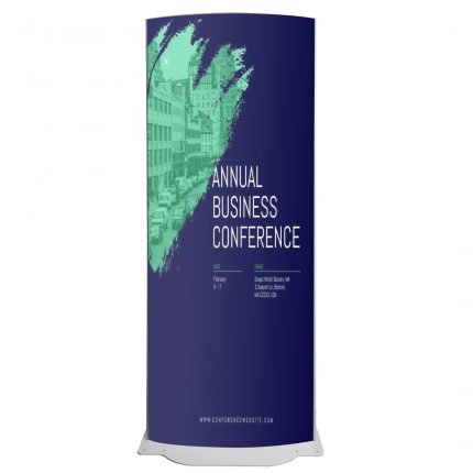 Totem bifronte per interni cm 90x200 H - fondo in forex senza PVC