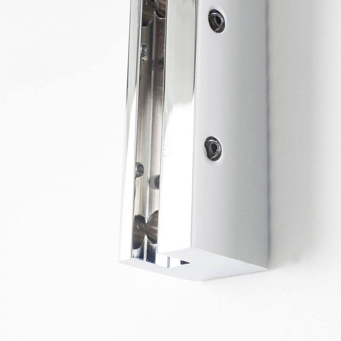 Distanziale Clamper 80mm a bandiera in finitura cromo lucido - immagine 4