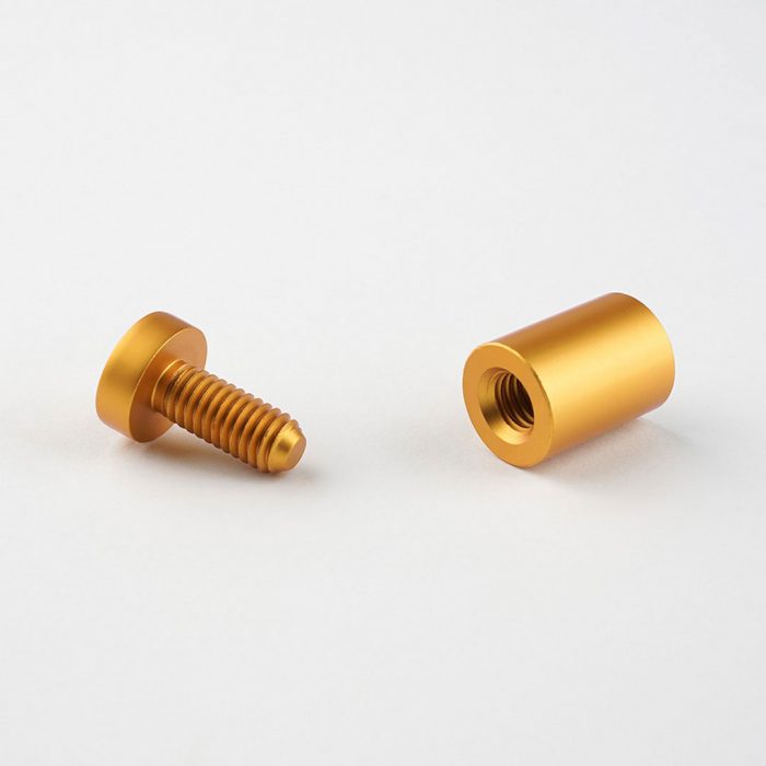 Distanziale MAXI in alluminio gold ramato 19x25 mm - immagine 3