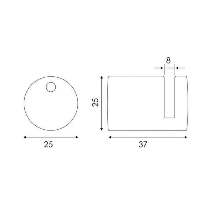 Distanziale perimetrale in alluminio finitura 25x37 mm - immagine 3