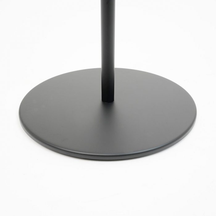 Colonnina Museum nera altezza 45cm con base piatta - immagine 2