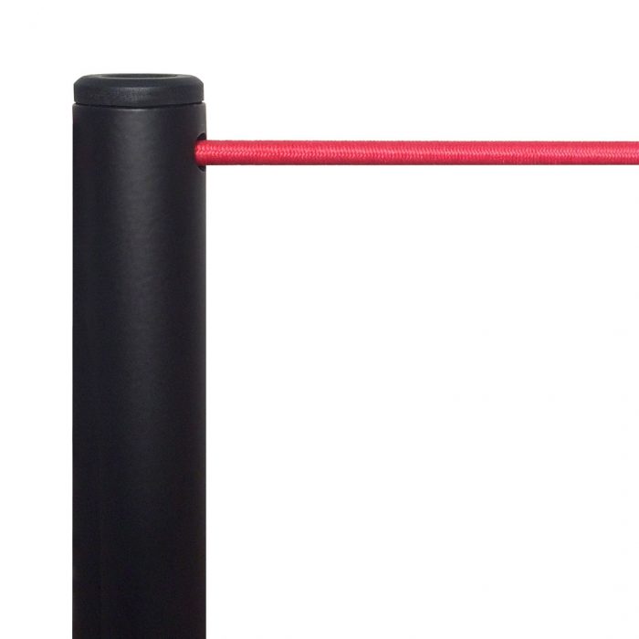 Colonnina Museum nera altezza 45cm con base piatta - immagine 7