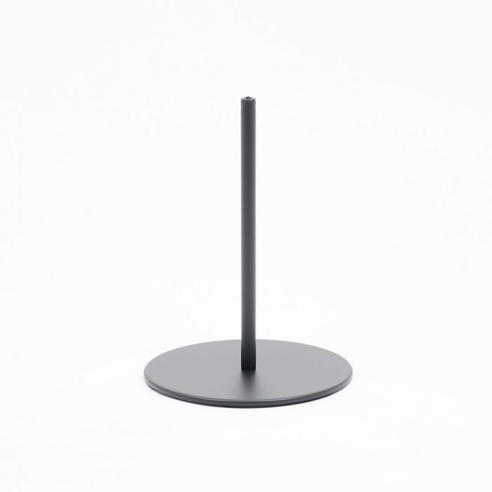 Colonnina Museum nera altezza 45cm con base piatta - immagine 10