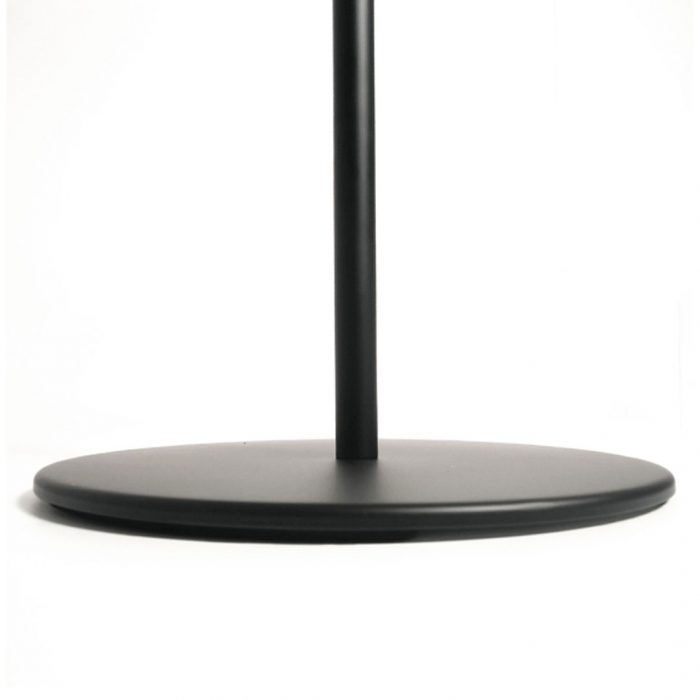 Colonnina Museum nera altezza 90cm con base piatta - immagine 2