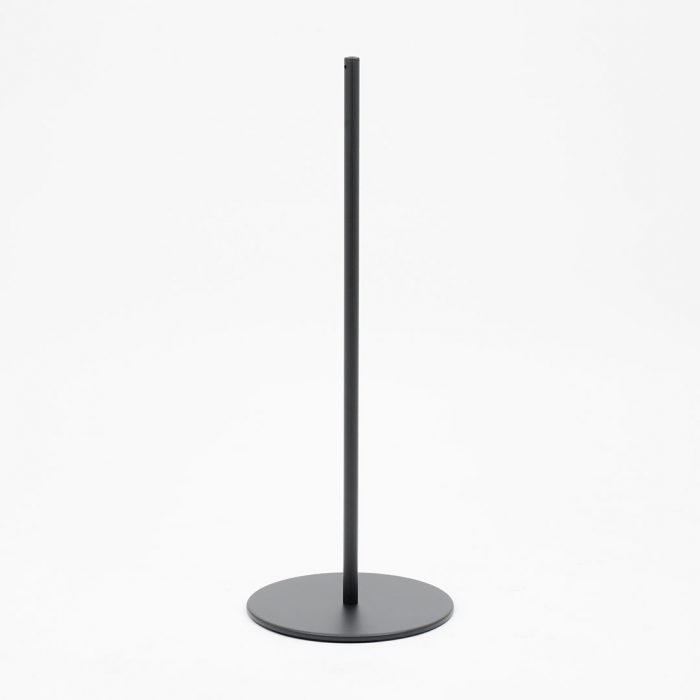 Colonnina Museum nera altezza 90cm con base piatta - immagine 3