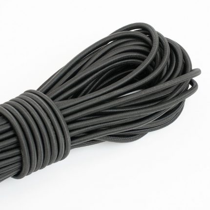 Cordino elastico lunghezza 5 metri nero