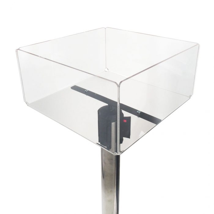 Porta oggetti per colonnina dimensioni 35x35x16H cm - immagine 2