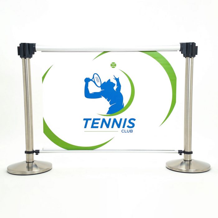 Kit porta banner per colonnine - Grafica 110x85H cm - immagine 5