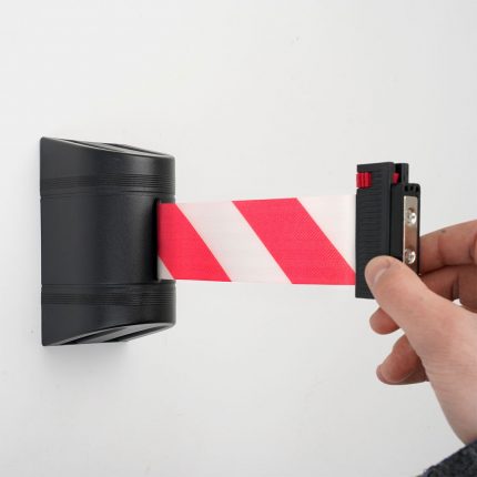 Attacco magnetico nero con nastro 3 metri