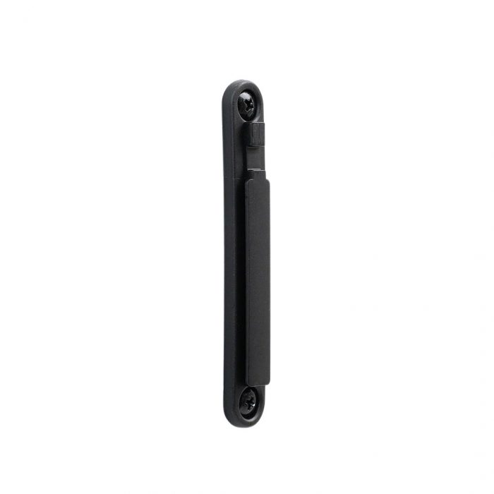 Clip ricevente a muro in ABS nero - immagine 3