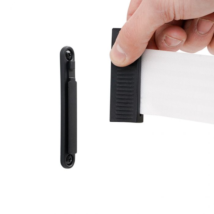 Clip ricevente a muro in ABS nero - immagine 4