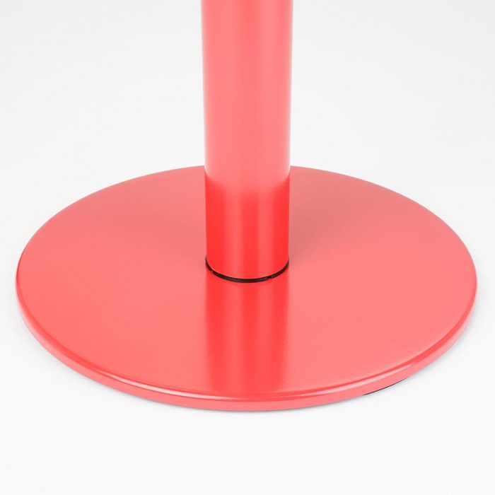 Colonnina Tendilinea 15kg base piatta, finitura rosso e nastro 3 metri - immagine 6