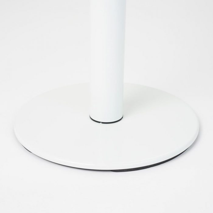 Colonnina Tendilinea 15kg base piatta, finitura bianco e nastro 3 metri - immagine 4