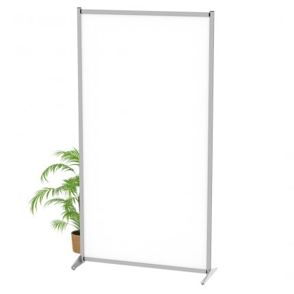 Parete divisoria singola 100x190cm in forex bianco