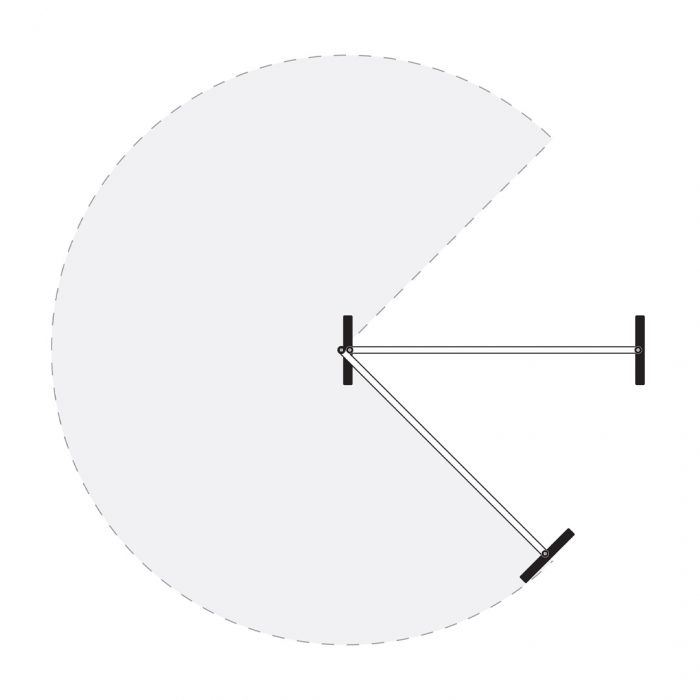 Parete divisoria doppia 204x190cm in plexi trasparente - immagine 5