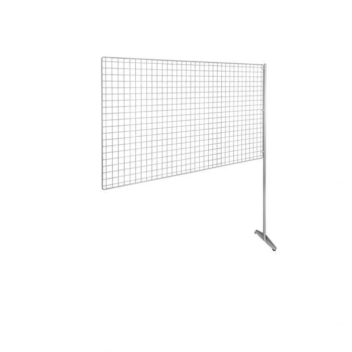 Kit aggiuntivo per paretine WHL301 composto da griglia 200x100cm e piedino singolo - immagine 1